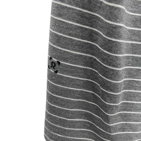 Lululemon Chip Shot Polo Striped Grey Sz L - Picture 5 of 7